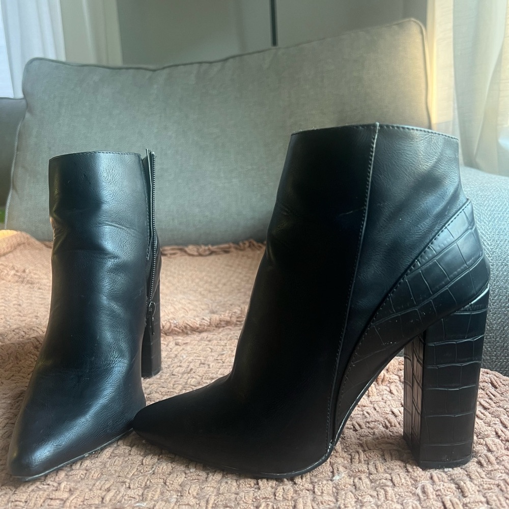 Black booties